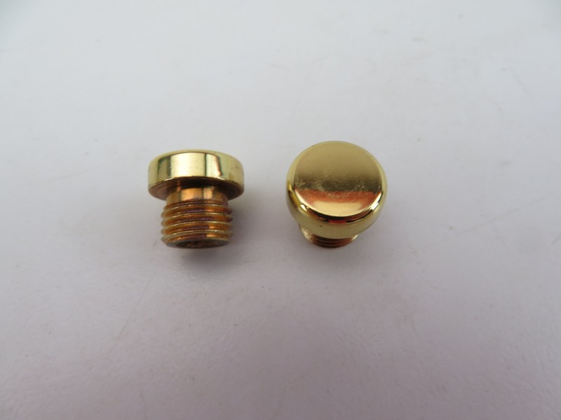 Baldwin 1035 Square Corner Door Hinge Solid Brass Button Finial Tip Set of 2 gallery