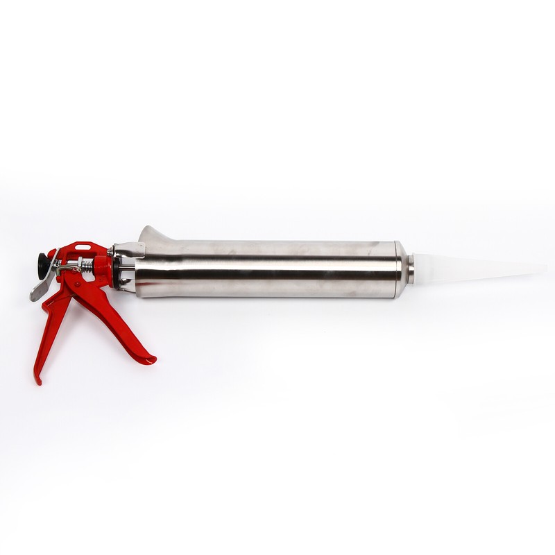 Mortar Grouting Gun Brick Pointing Tile Cement Applicator Tool 2 Nozzles Kit NEW gallery