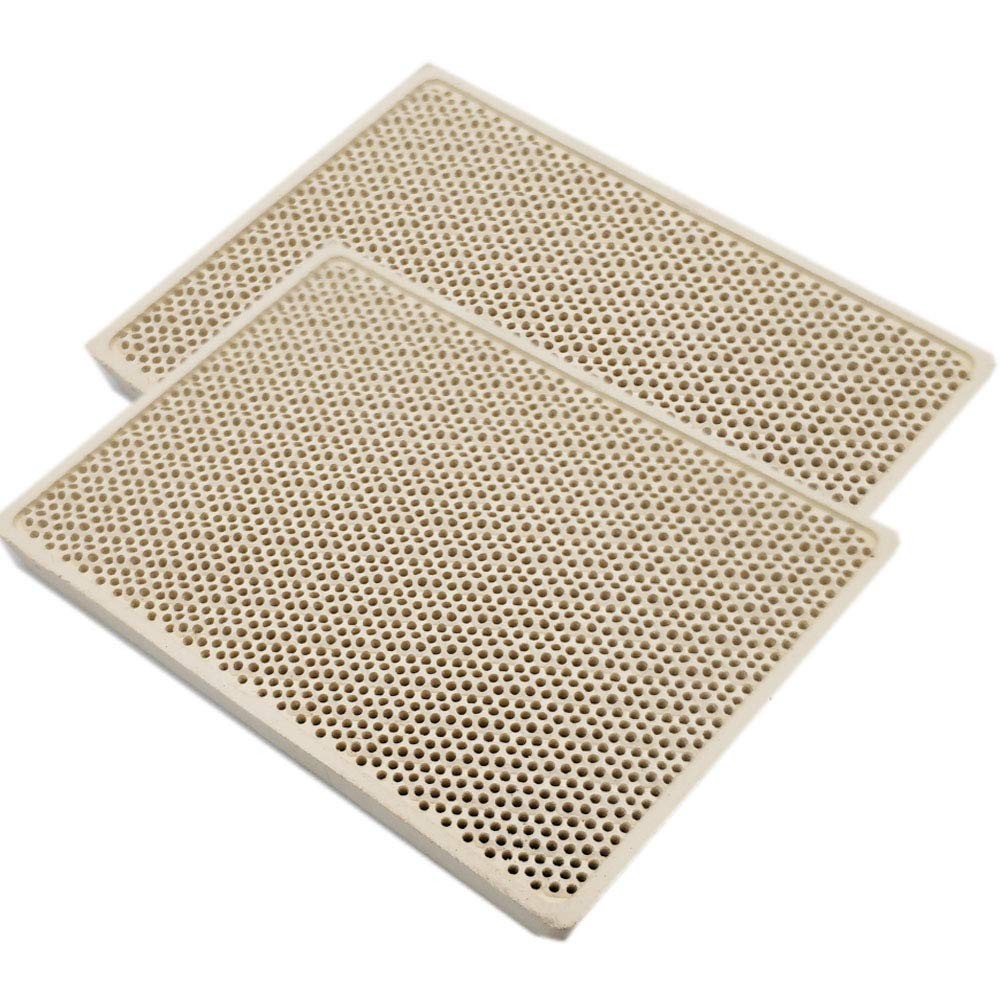 Meter Star Cordierite Ceramic Burner High 5.2inx3.6inx0.55in, White gallery