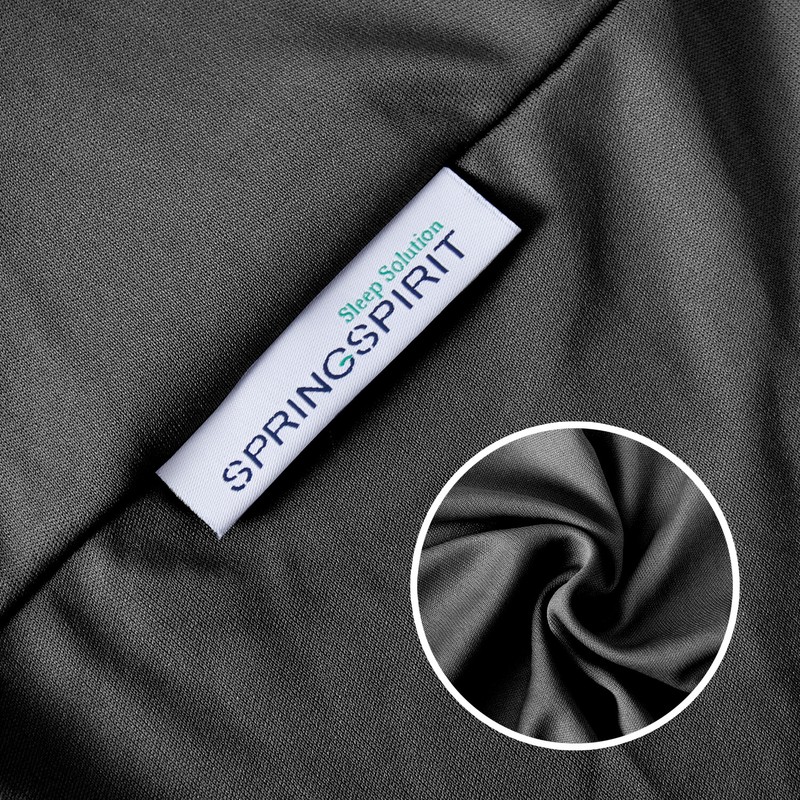 Box Spring Cover with Smooth Elastic Woven Washable Black Twin/Full/Queen/King gallery