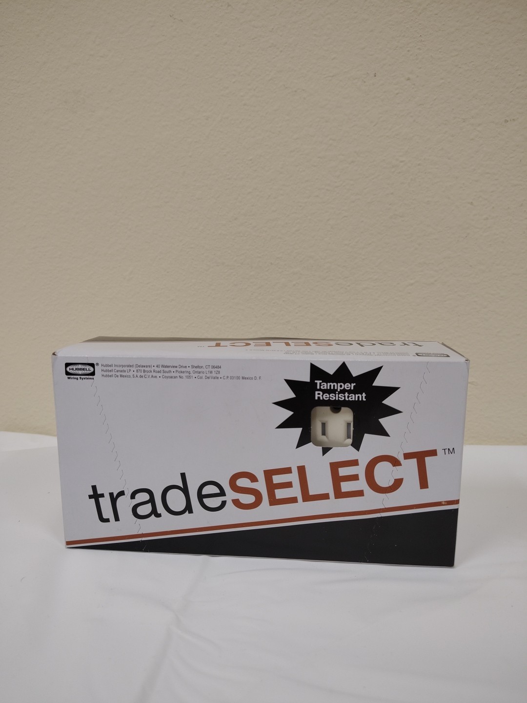Hubbell Light Almond TAMPER RESISTANT Duplex Receptacles 15A RR15SLATR gallery