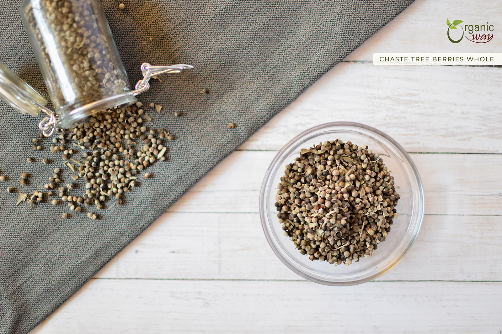 Organic Chaste Tree Berries (Whole) gallery