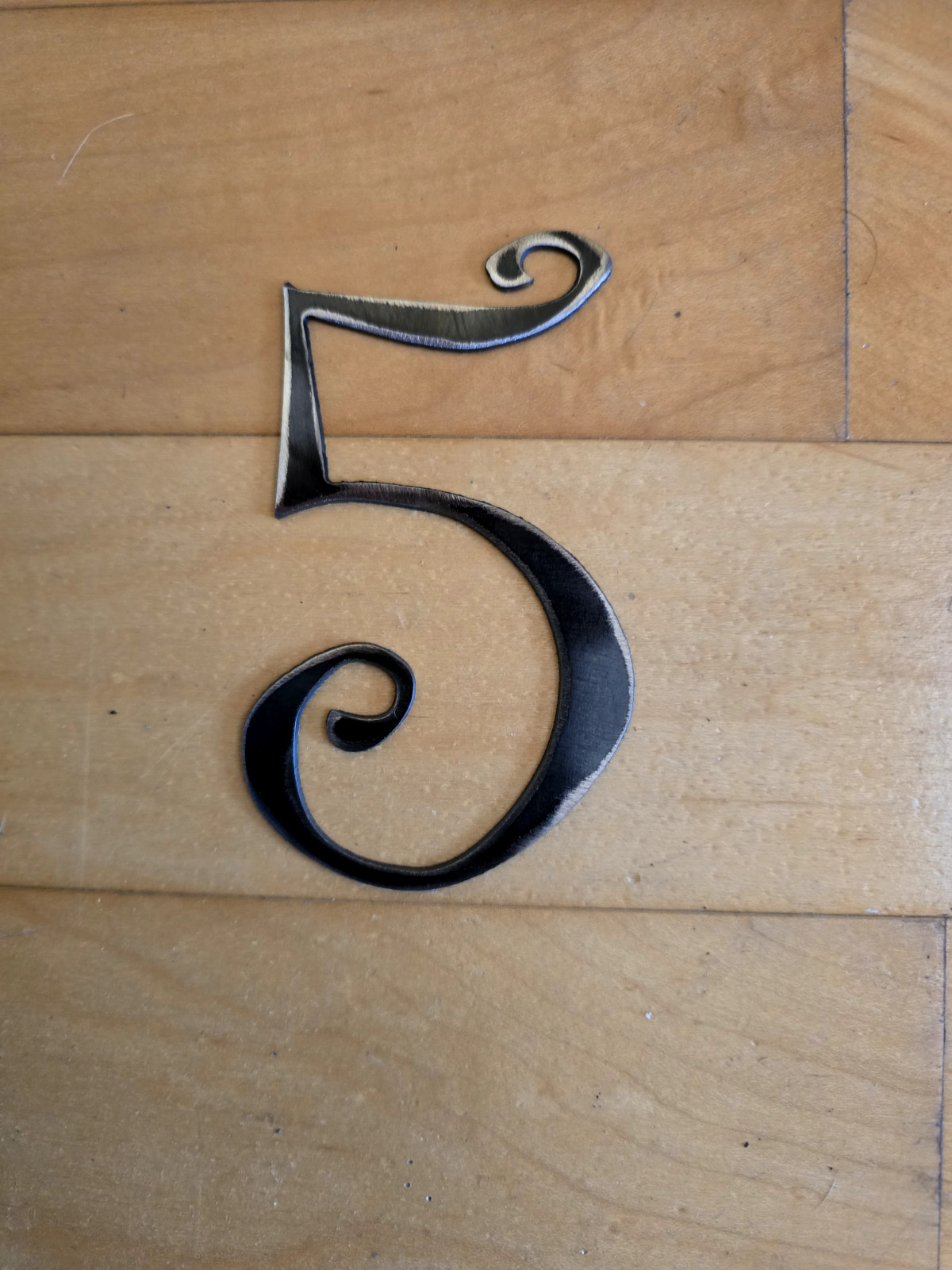 4" Tall precision cut metal letters, thick, weldable, 16 Gauge "Curlz MT" Decor gallery