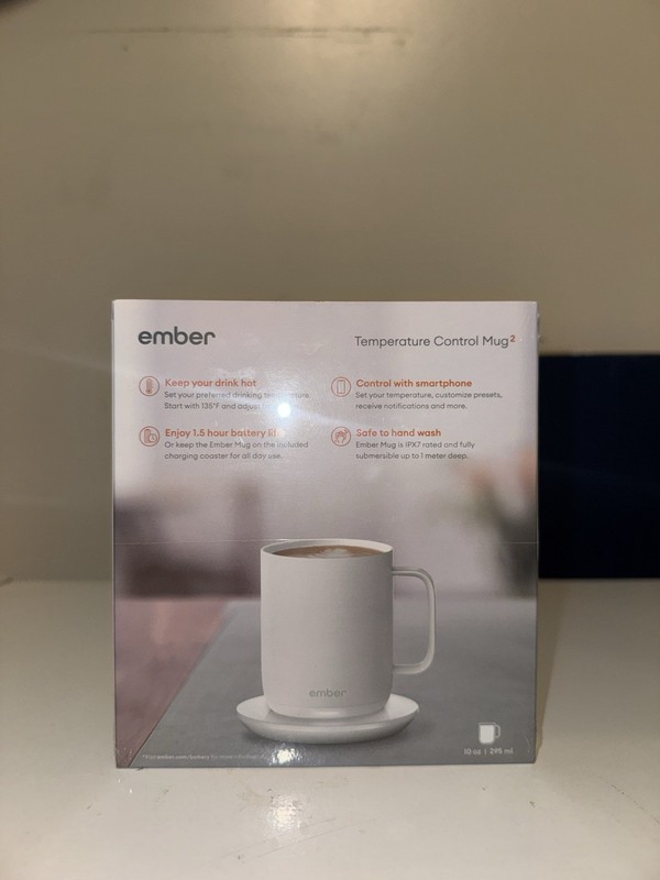Ember Temperature Control Smart Mug 2, 10 Oz, App-Controlled Heated Coffee Mug gallery