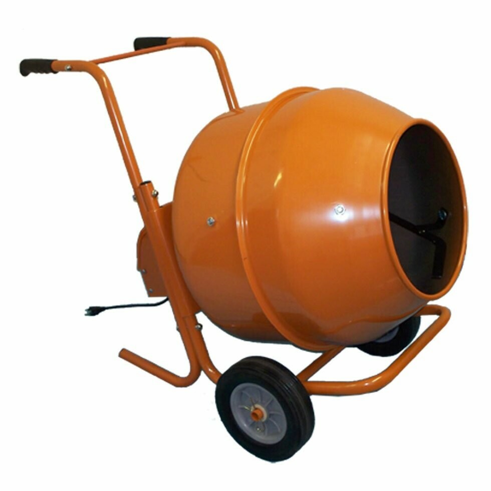 5 Cubic Feet Wheel Barrow Portable Cement Concrete Mixer gallery