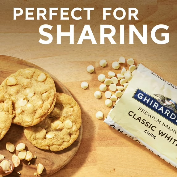 GHIRARDELLI CLASSIC WHITE Chocolate Premium Baking Morsels Chips 11 oz Bag gallery