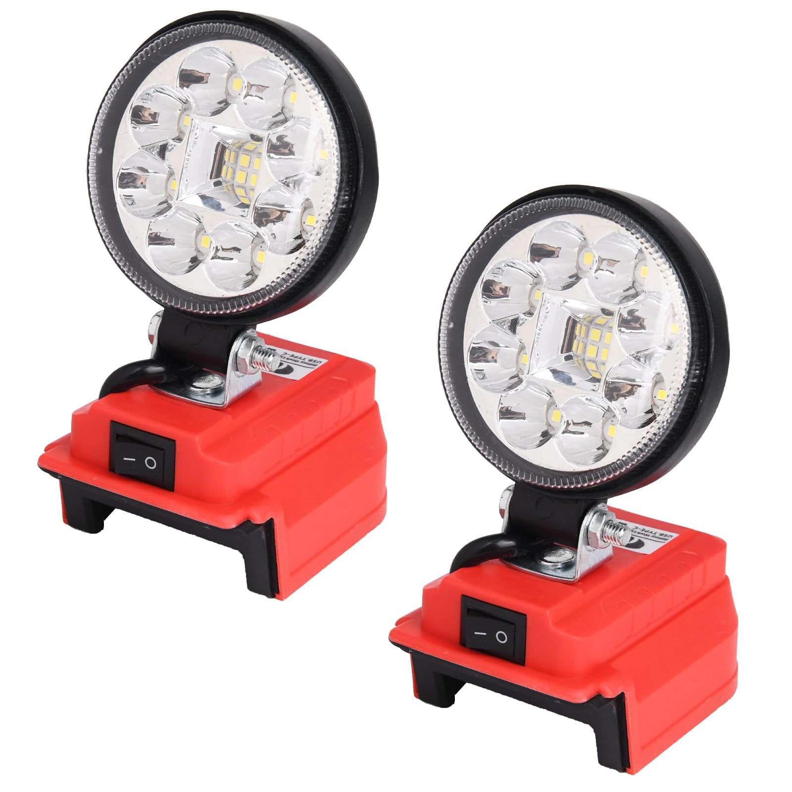 LED Work Light for Milwaukee m18 18v Battery 36W 3600LM Cordless Flood Light ... gallery