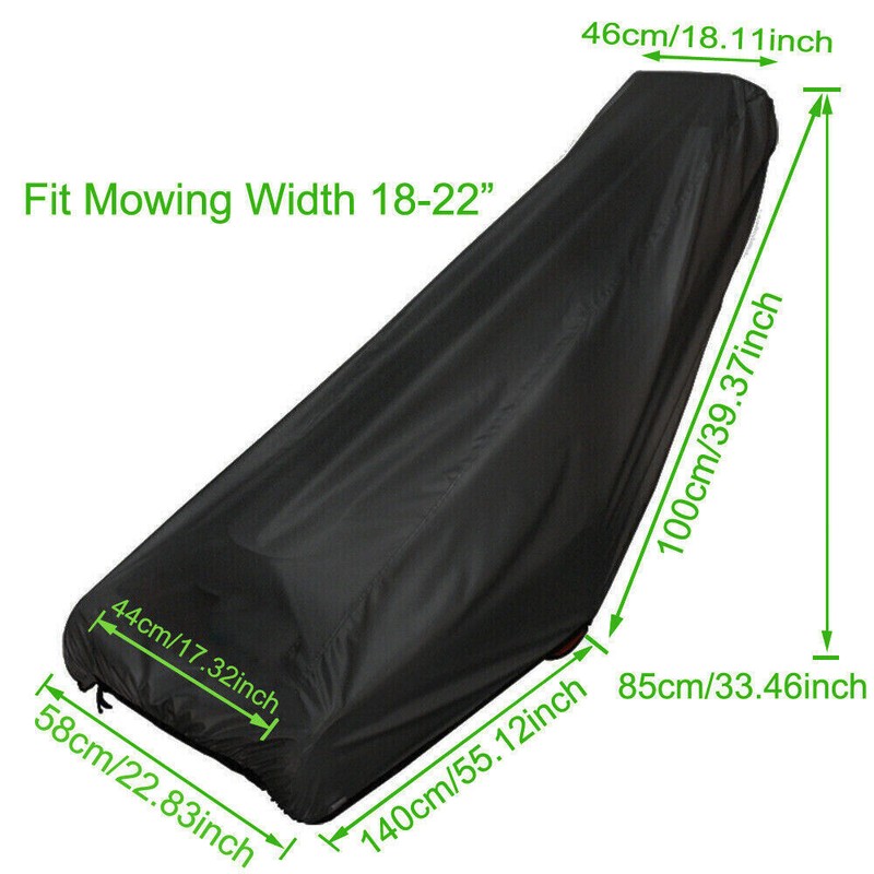 Waterproof Walk Behind Push Lawn Mower Cover Outdoor Rain Dust Snow UV Protector gallery