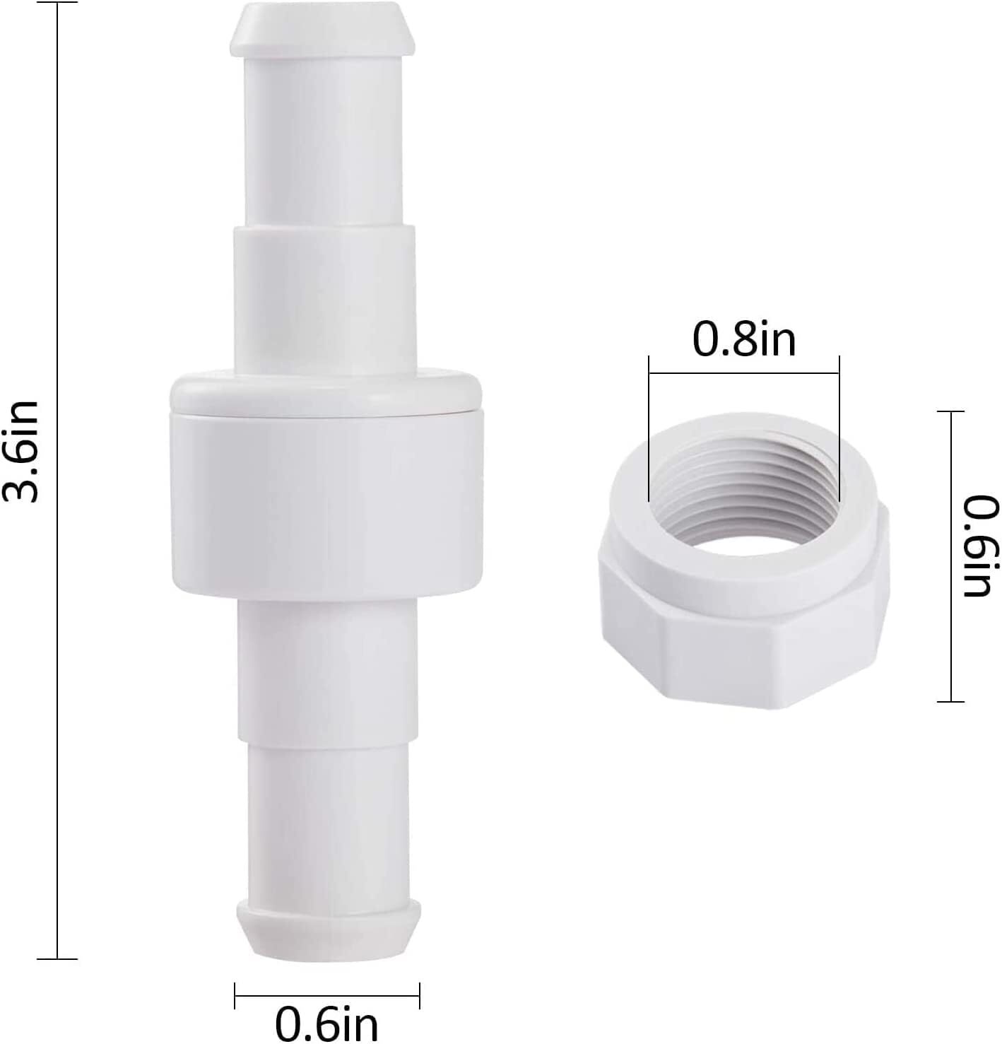 3 Pack Hose Swivel ED05 For Pentair Kreepy Krauly Legend Platinum Pool Cleaner gallery