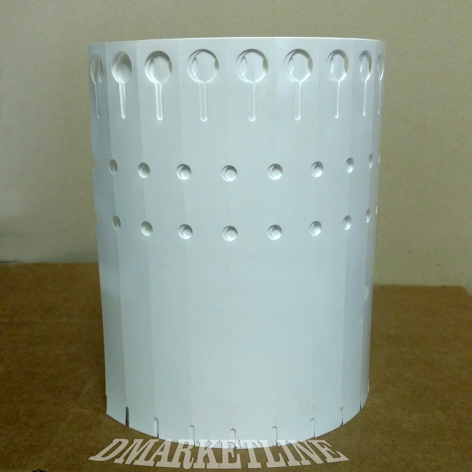WRAP AROUND PLASTIC THERMAL PLANT LABELS 7" x 3/4" Nursery tree loop labels gallery