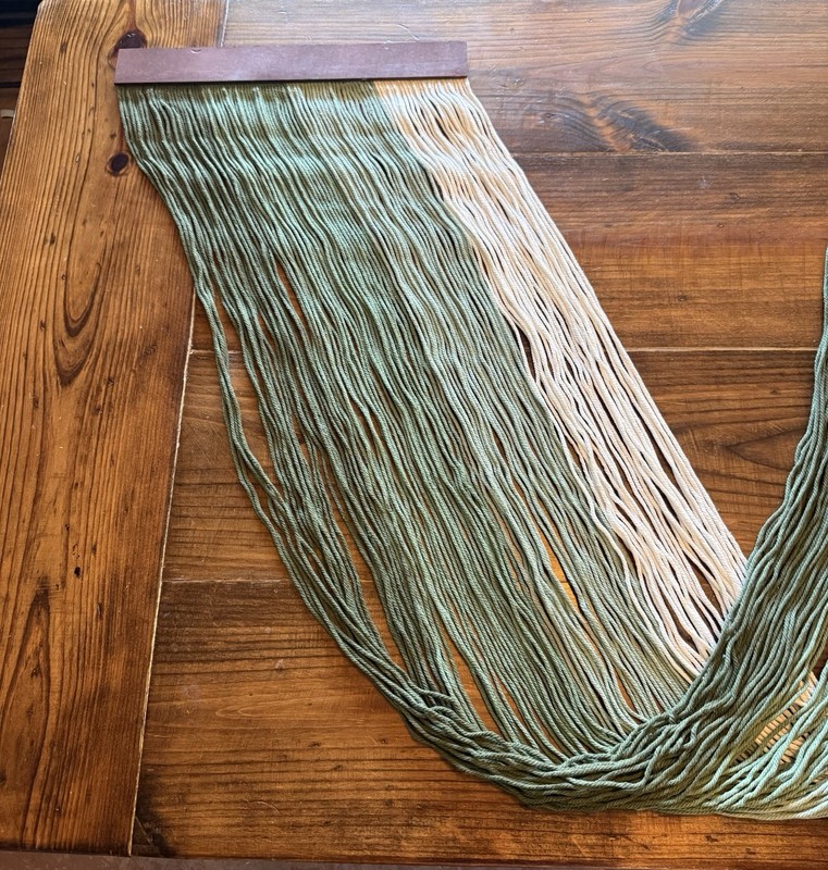 Large Ombre Macrame Wall Hanging - Dip Dyed Yarn Tapestry Decor gallery