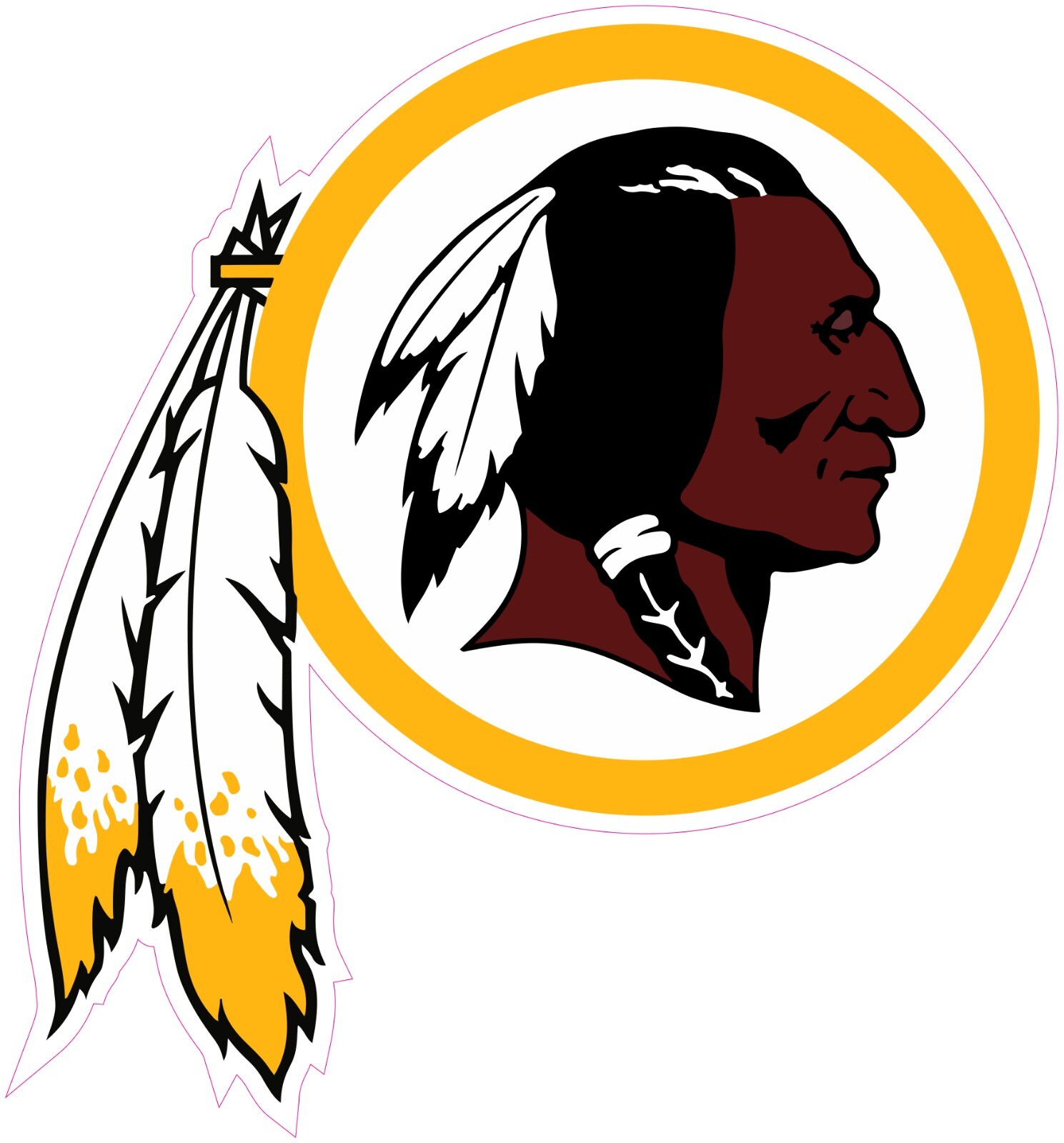 Washington Commanders Football Vinyl Decal Sticker Car Truck Bumper Tumbler Mug gallery