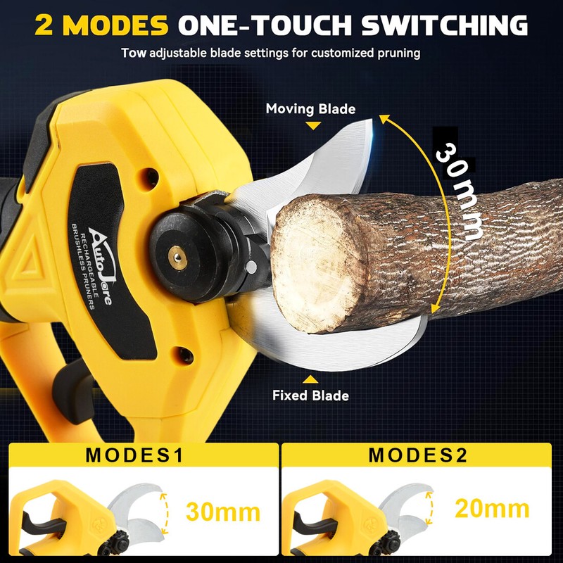 Cordless Electric Pruning Shears for Dewalt 20V Battery, Portable Pruner Garden gallery