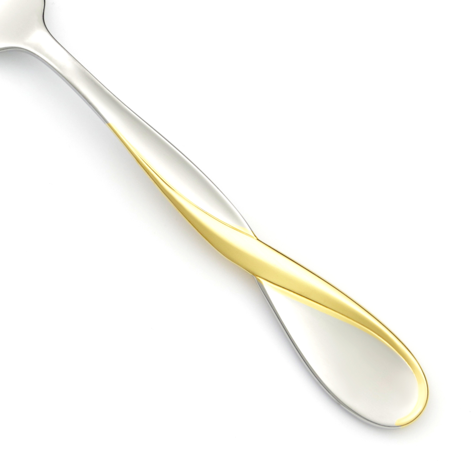 Oneida GOLDEN AQUARIUS Stainless Gold Accent Silverware CHOICE Flatware gallery