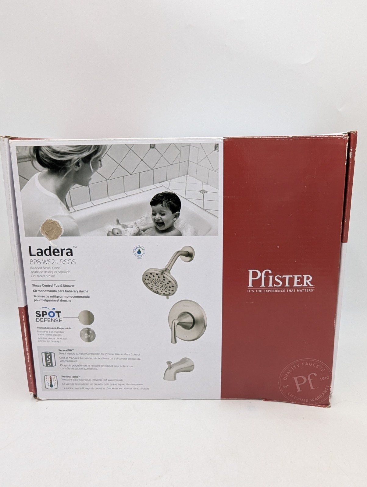 Pfister Ladera Single Handle 3-Spray Tub and Shower Faucet Brushed Nickel gallery