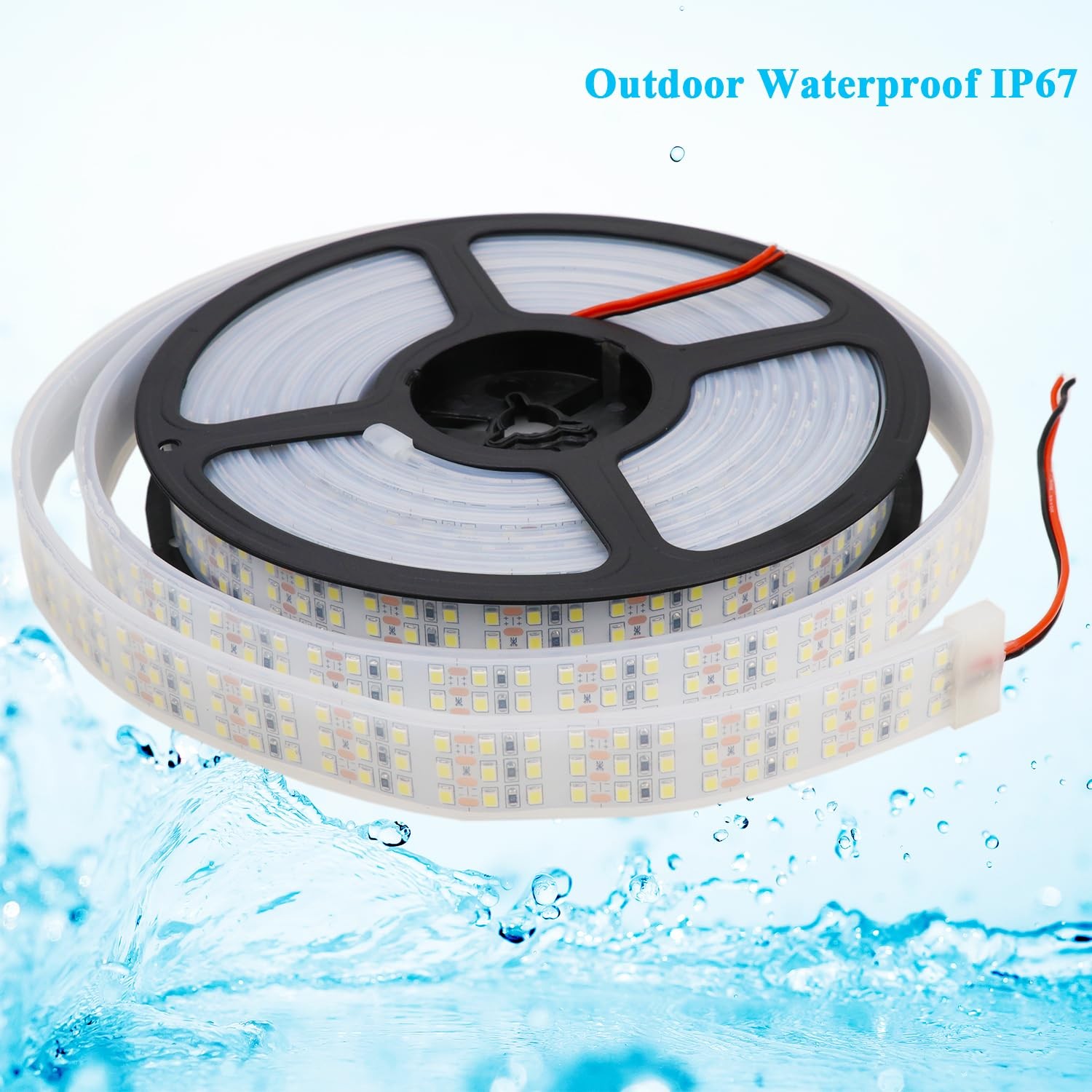 16.4Ft Super Bright Triple Row LED Strip Lights DC12V 1800LEDs Dimmable Flexible gallery