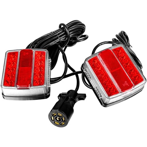 24ft Magnetic Trailer Light Kit with 7-Pin Plug—IP68—Towing gallery