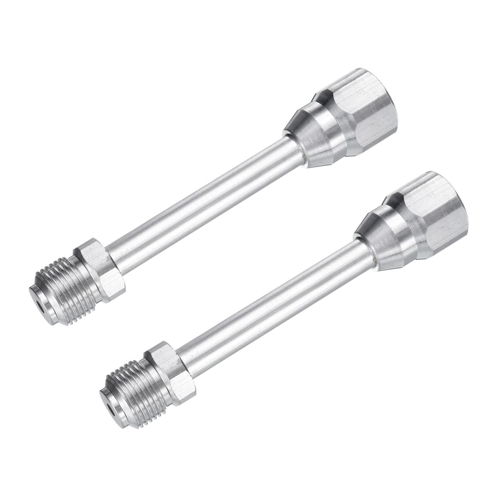 2Set 15cm/6" Airless Paint Sprayer Spray Gun Tip Extension Pole Rod Silver gallery
