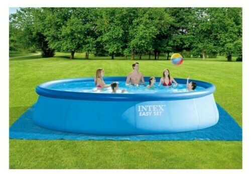 Intex 26175EH 18' x 48" Inflatable Round Outdoor Above Ground Swimming Pool Set gallery