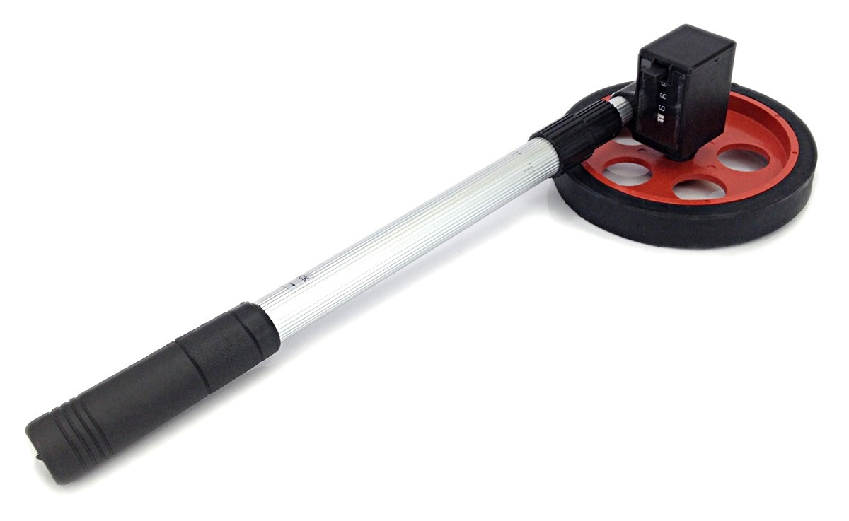 Telescopic Walking Wheel Tape Measure Measuring Wheel Adjustable 1,000' Feet gallery