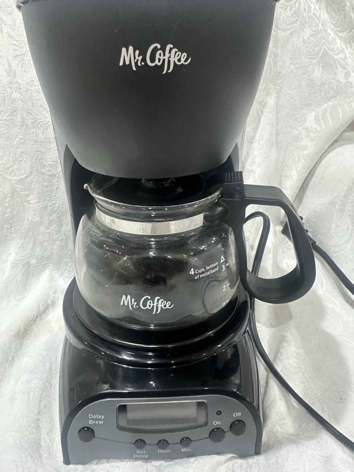 Mr. Coffee 4-Cup Programmable Coffee Maker DRX5 Black- Tested gallery