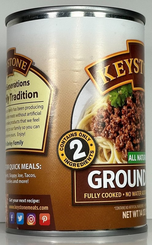 6 Canned Ground Beef 🇺🇸 USA Made Keystone Meat 14 Oz Ex 10/2029 Emergency Food gallery