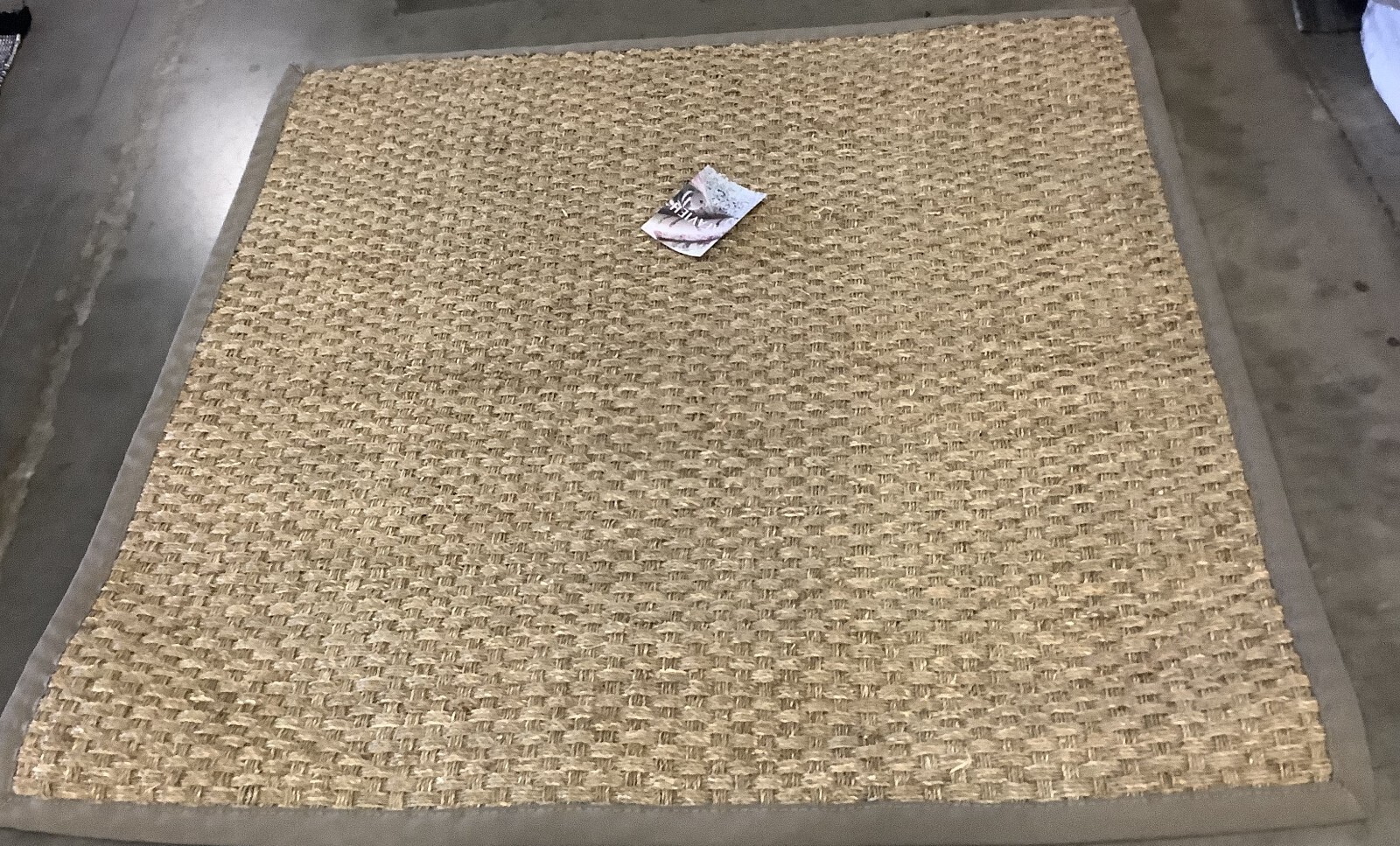 NATRL / GREY 5'-0" x 5'-0" Broken Thread Rug Reduced Price 1172676066 NF114P-5SQ gallery