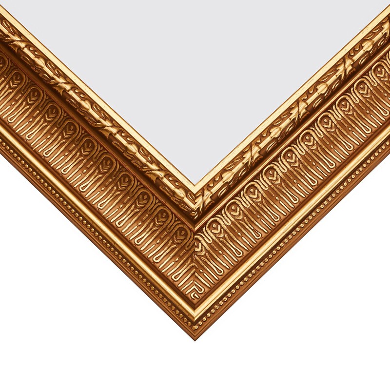Craig Frames Maximus, 2.625" Ornate Roman Gold Picture Frame With a Mat gallery