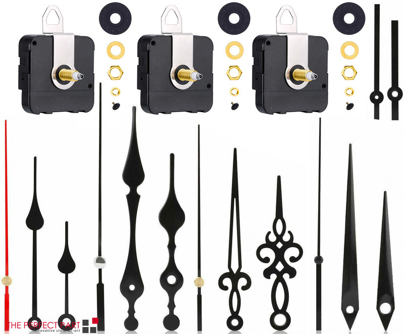 DIY Clock Movement Quartz Mechanism Wall Replacement Repair Tool Parts Hands Kit gallery
