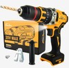 1/2" Cordless Drill Driver for Dewalt 20V Battery, Brushless Compact Drill Tool gallery