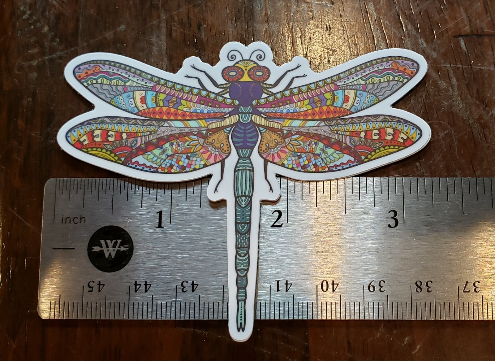 BOHO DRAGONFLY COLORFUL DIE CUT Sticker Vinyl 3 inch UV WEATHER RESISTANT gallery
