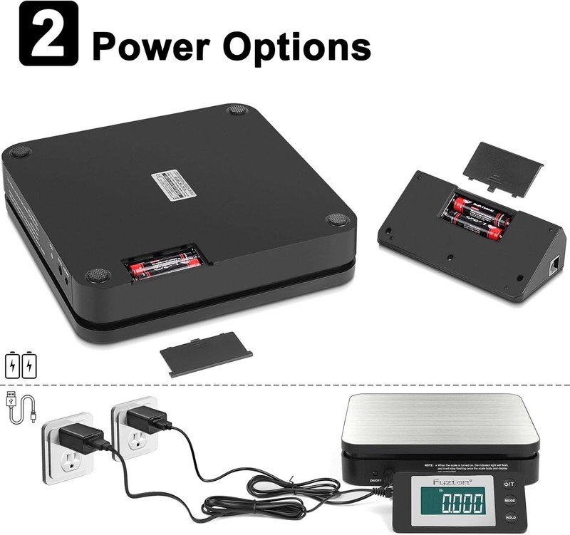 Fuzion Shipping Scale - Wireless Postal 110LB x 110LB/Wireless, Black gallery