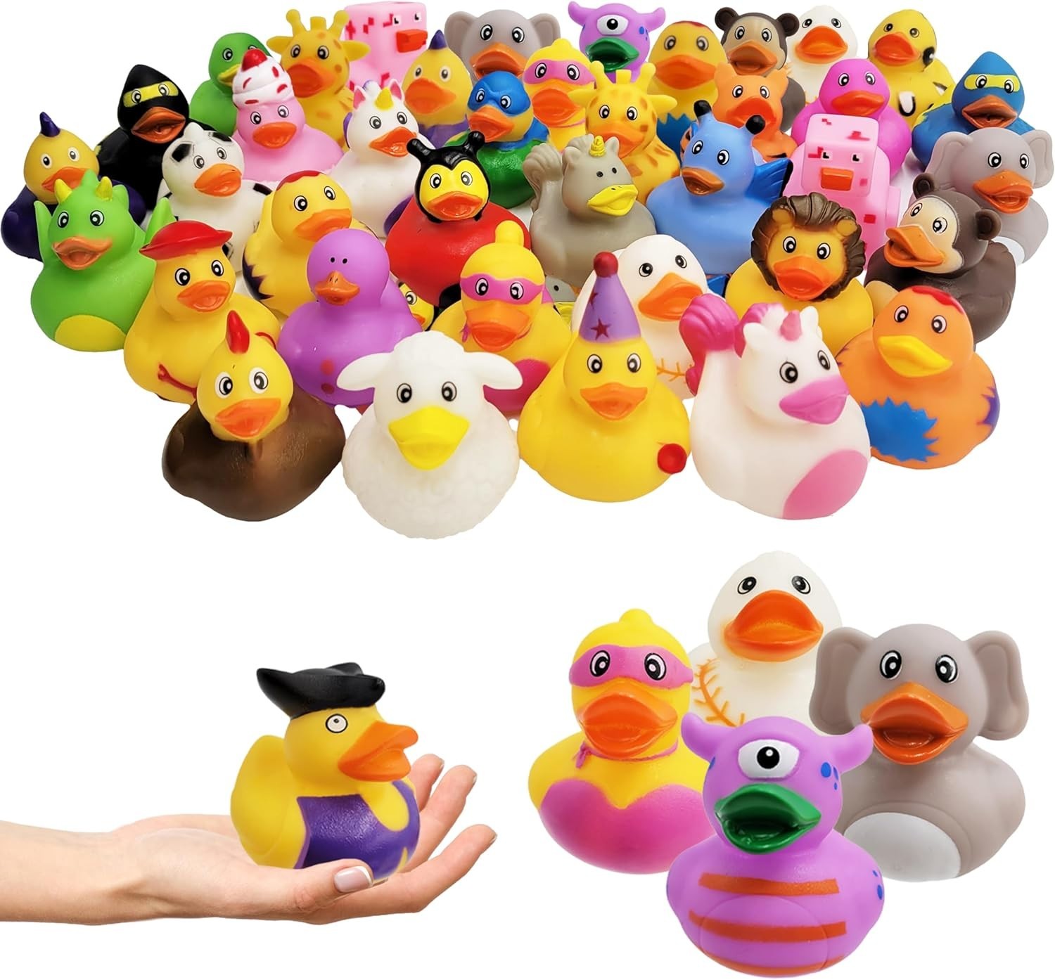 Rubber Ducks in Bulk,Assortment Duckies for Jeep Ducking Floater Duck Bath Toys gallery
