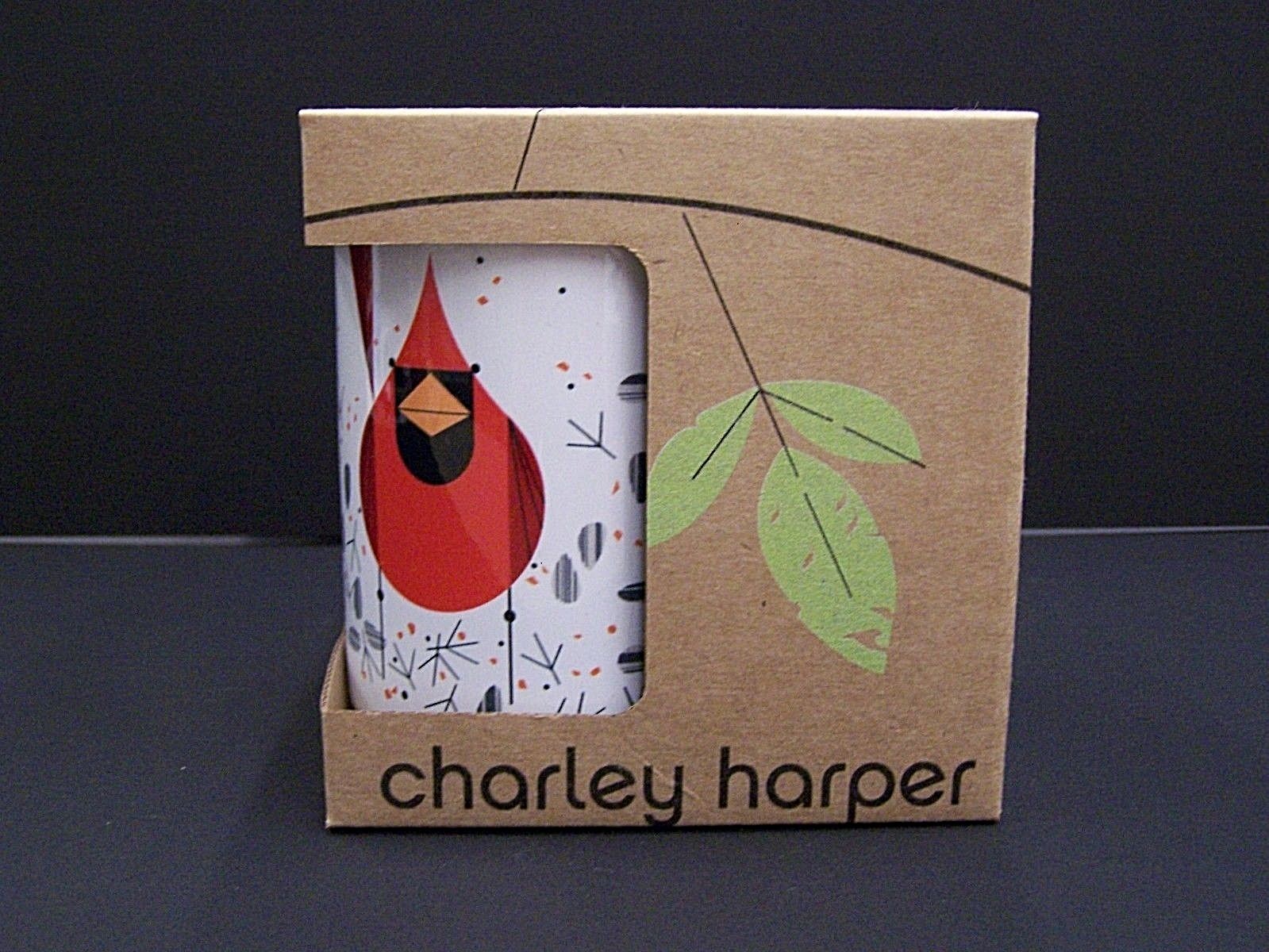 Charles/Charley Harper Cardinal and Seeds Grande Boxed Mug 15oz New In Package gallery