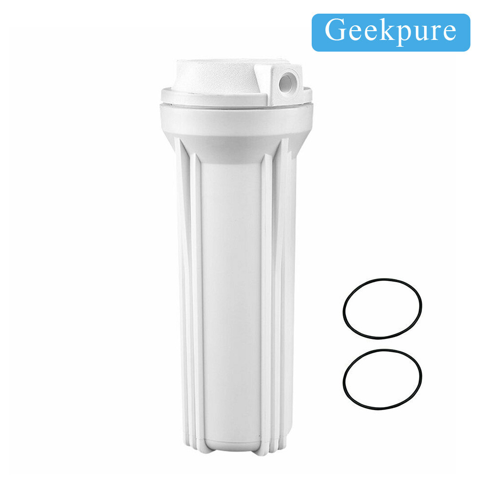 Geekpure 10" Universal Reverse Osmosis Filter Housing for RO System 1/4" Port gallery