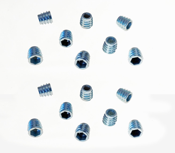 16 Pack 5/16-18 Wood Insert Nuts - No Flange - Hex Drive - 27/64" Hole I-NUT3125 gallery