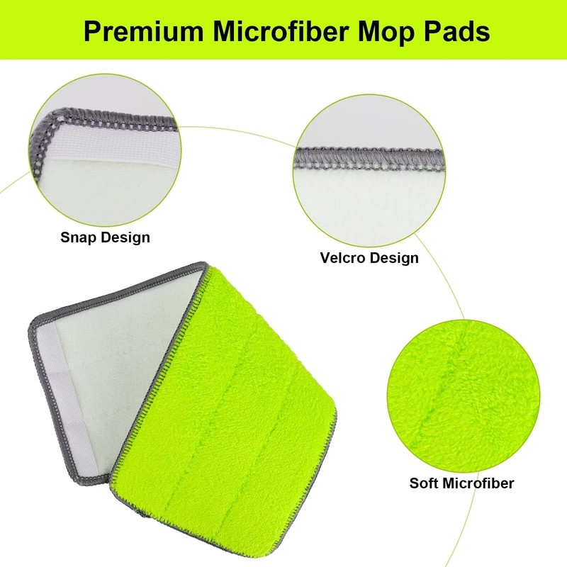 Replacement Microfiber Mop Pads For Libman Rinse 'n Wring Mop And Bucket System gallery
