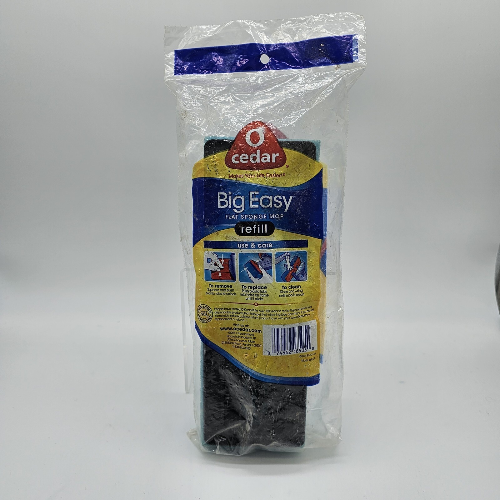 O Cedar Big Easy Flat Sponge Mop Refill Super Absorbent Sponge gallery