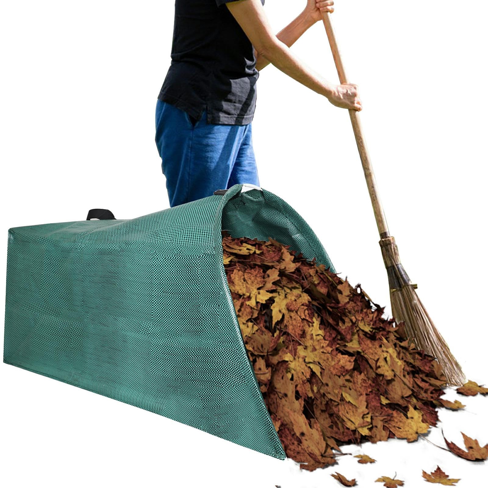 Leaf Collector Scoop Foldable Yard Waste Bag 200L Large Lawn Leaf Bag gallery