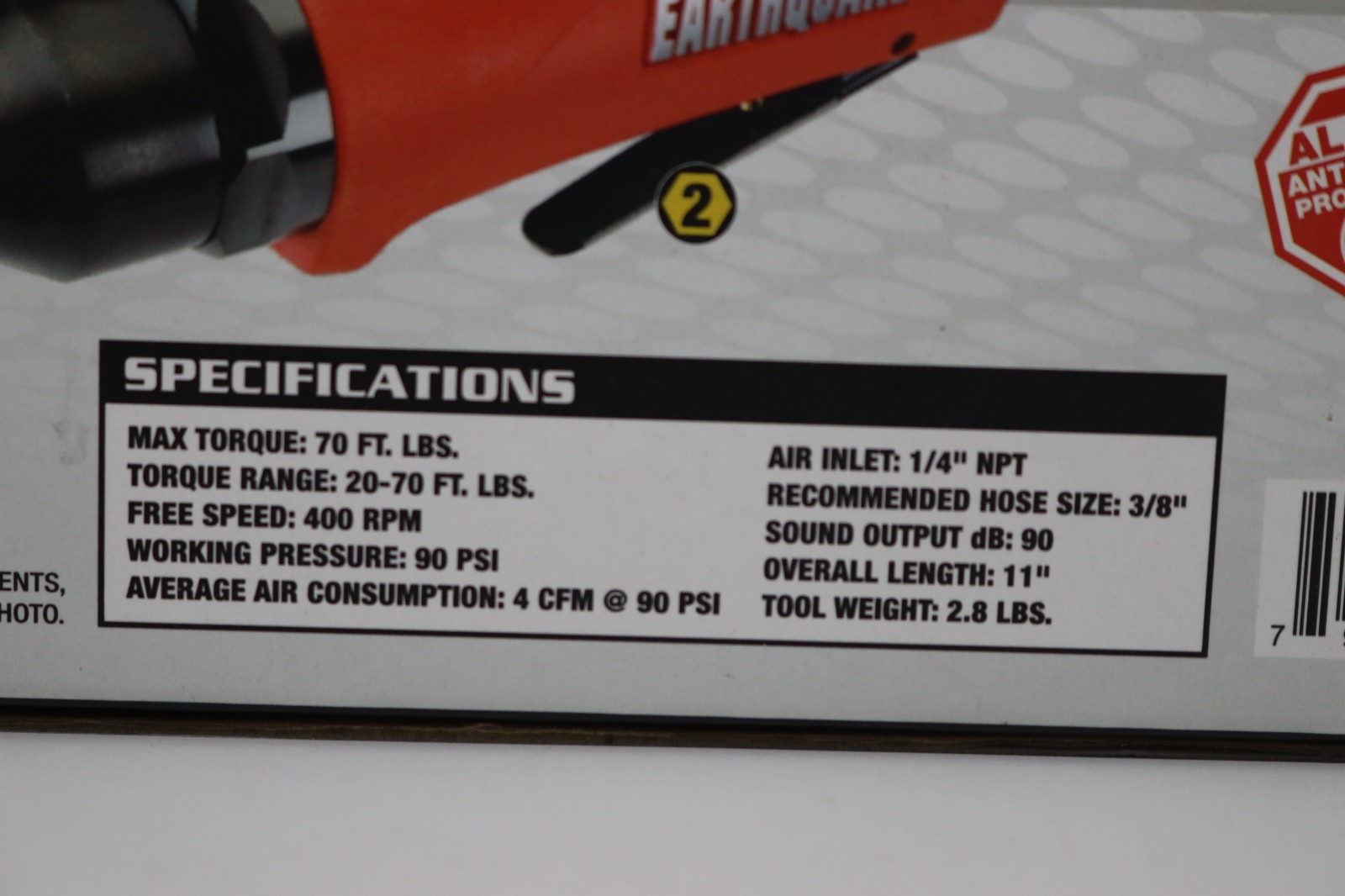 Chief Professional 3/8" Reversible Air Angle Drill with Lever Throttle - #58613 gallery