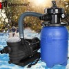 2640GPH 10" Sand Filter Above Ground 0.35HP Swimming Pool Pump intex compatible gallery