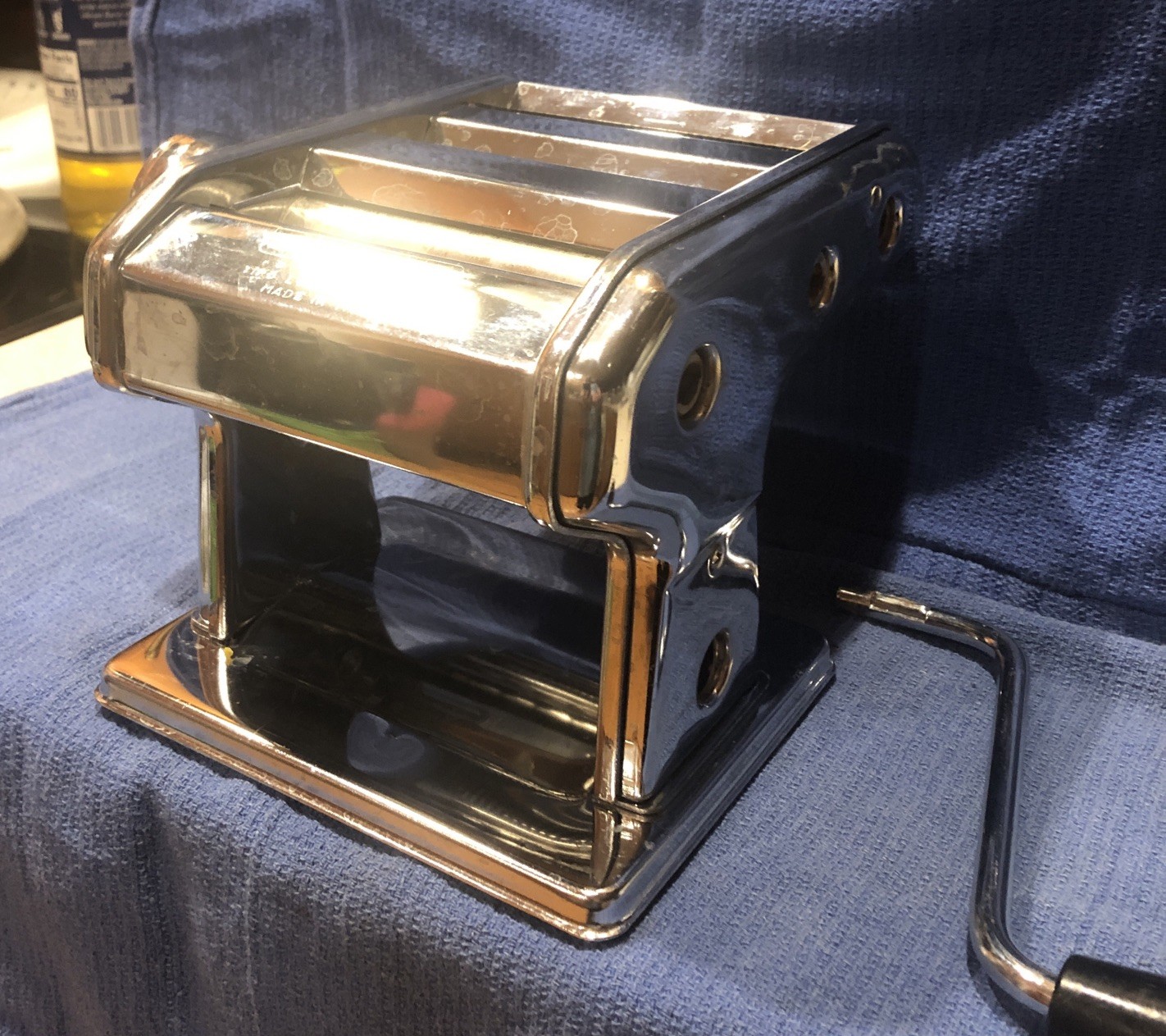Marcato Ampia Tipo Lusso Pasta Machine Manual Stainless Steel - No Clamp gallery