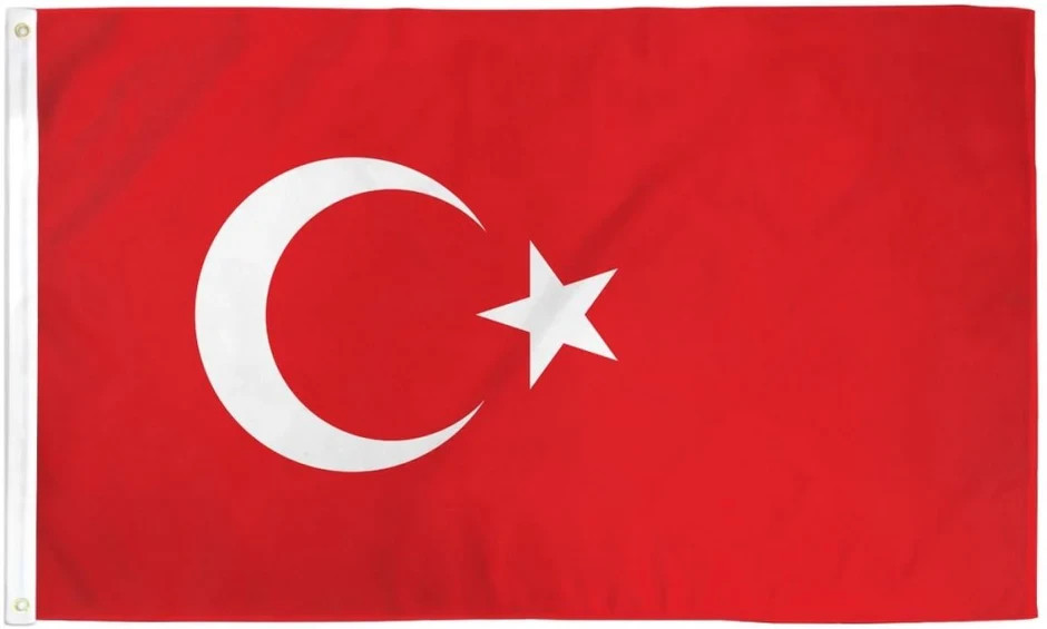 Turkey 2x3ft Poly Flag International Turkiye Turkey Country National Flag gallery