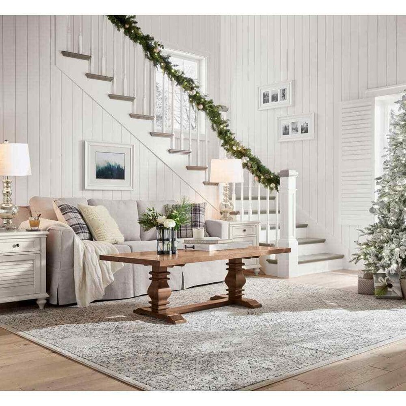 Stonebriar Collection White Wooden Decorative Tray gallery