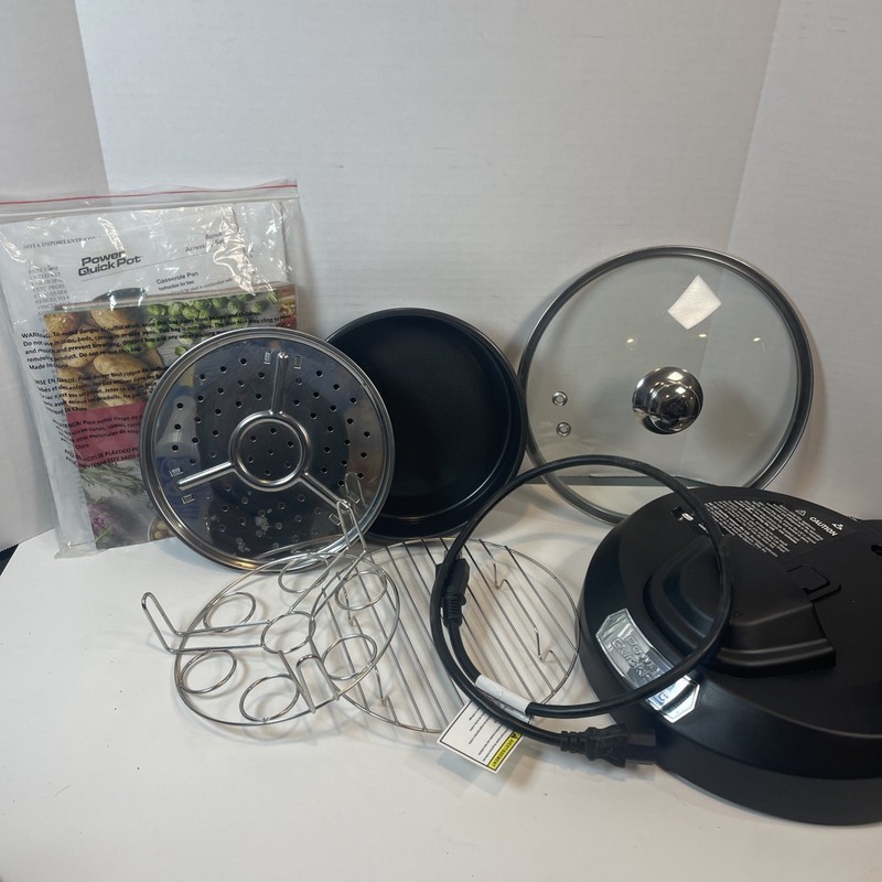 Power Quick Pot Multi-Cooker 8Qt Silver Y8D-36 8-in-1 Pressure Cooker 1300W gallery