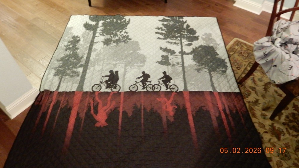 Netflix Stranger Things Comforter Blanket Bed Sheet Upside Down World