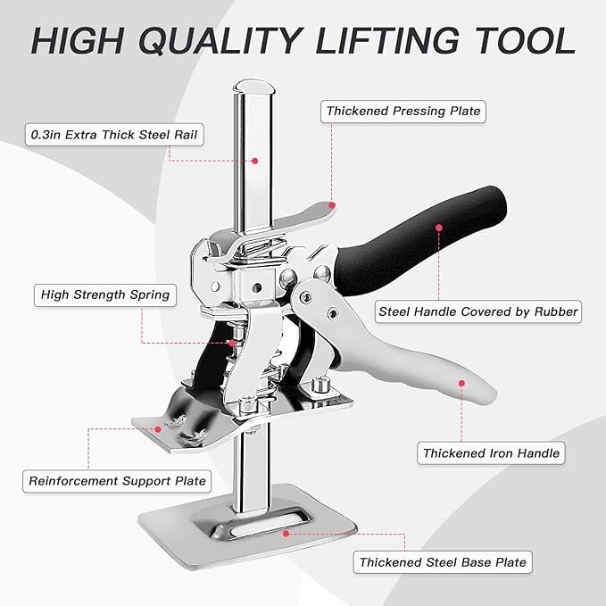 2Pcs Labor Saving Arm Hand Lifting Home Tool Door Cabinet Jack Lifter Men's Gift gallery