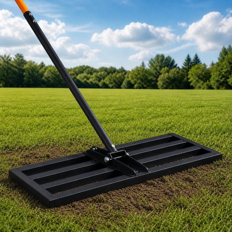 30" x 10" Leveling Rake for Backyard Leveling Kit, 6.5FT Heavy Duty Lawn gallery