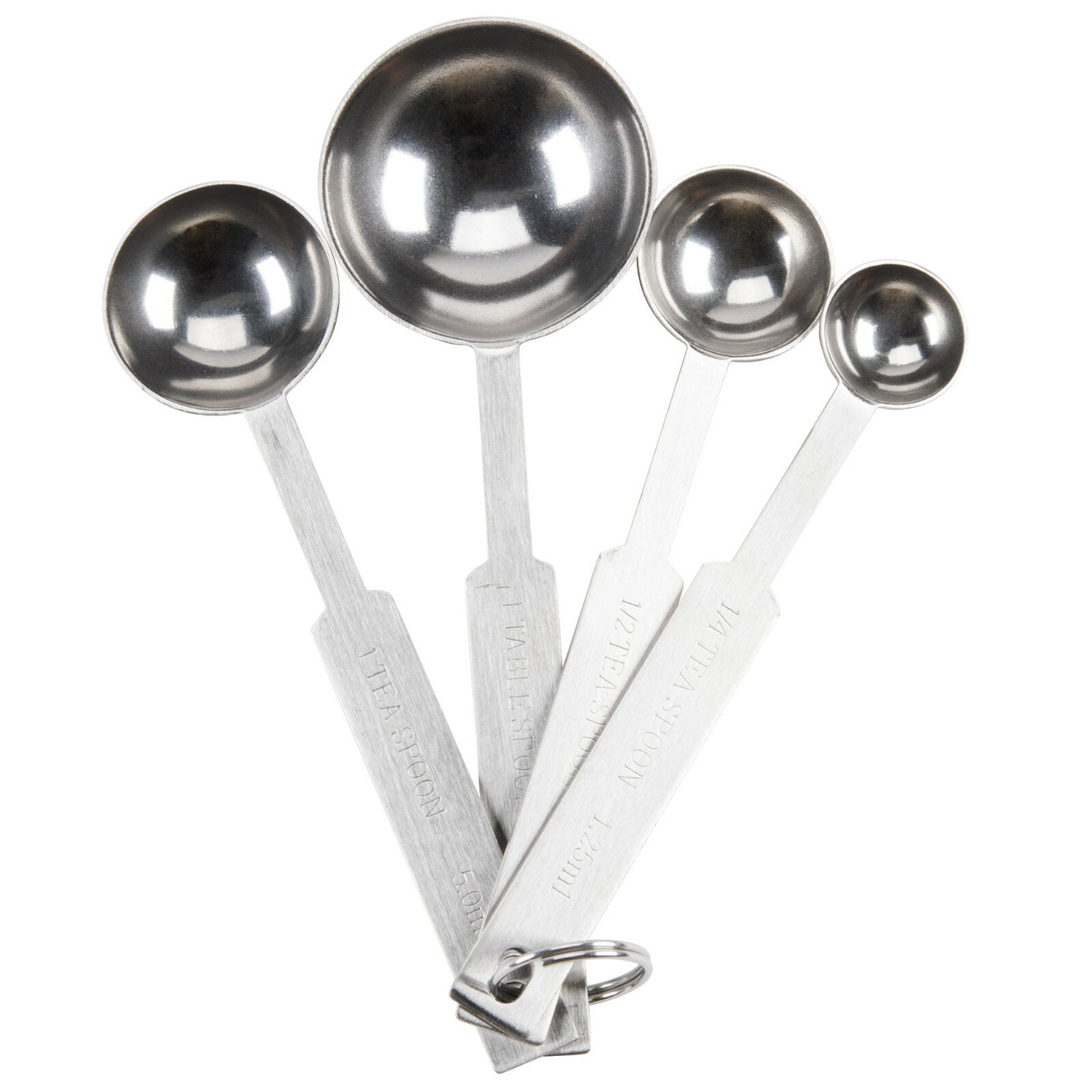 USA SELLER 8 PIECE MEASURING CUPS & SPOONS SET STAINLESS STEEL FREE SHIP USA gallery