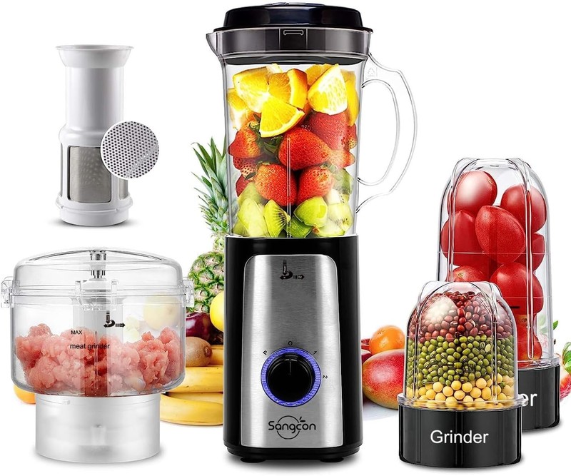 Multi-Function Blender Food Processor Combo for Kitchen Smoothies Juicing gallery